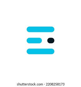 Ilustración de la biografía del icono del logotipo de la marca HI