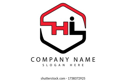 Hi letter logo design. Minimalist logo. Creative logo illustration.