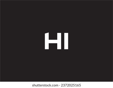 logotipo de letra alta y diseño de monograma