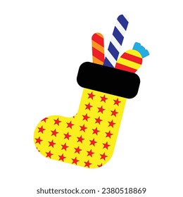 Hi, Merry Christmast, Here Christmast Vector Icon set, "SOCK", you can use it for any design!! 