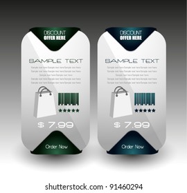 hi quality web banner set