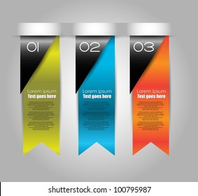 hi quality web banners labels with product choice
