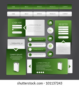 hi quality web designing element set