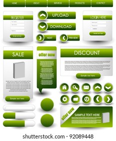 hi quality web designing element set