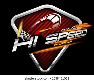 Hi Speed Vector Concept.