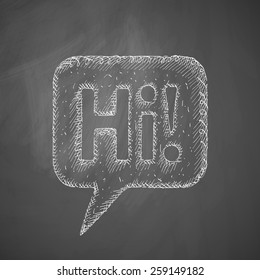 hi symbol icon