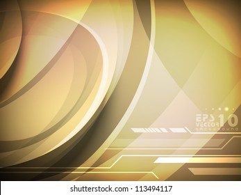 Su fondo abstracto tecnológico. EPS 10.