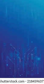 Hi tech architectural digital circuit pattern dark blue futuristic background banner and wallpapers.Vector illustrations. Futuristic Background with Circuit Boards and Data Signs.