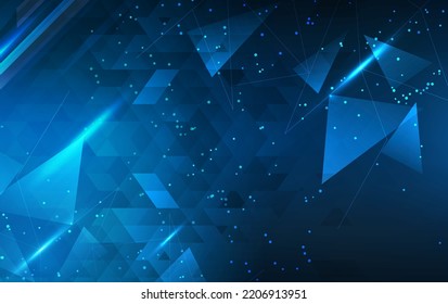 Hi tech architectural digital circuit pattern dark blue futuristic background banner and wallpapers.Vector illustrations.
