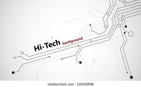 Hi tech background. EPS10 vector.