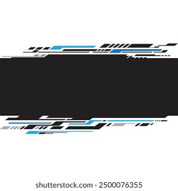 Hi tech background illustration design template