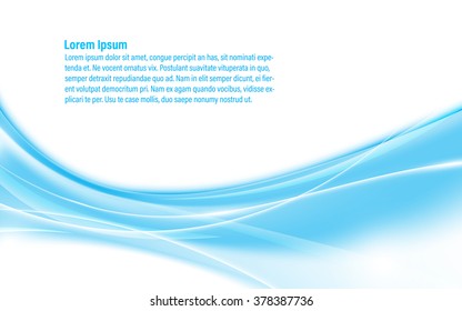 hi tech blue wave design background