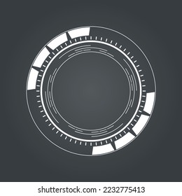 Hi Tech Circle Interface HUD, Suitable for Technology Concept.