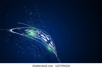 hi tech cyber computer innovation concept background eps 10 vector
