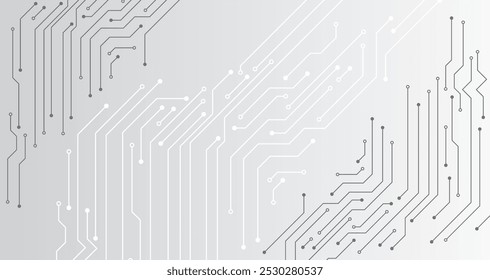 Comunicação digital de alta tecnologia. Plano de fundo da tecnologia da placa de circuito. Placa-mãe eletrônica. Amplo Abstrato moderno futurista, fundo de tecnologia.