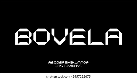HI TECH FUTURISTIC FONT TYPEFACE MODERN