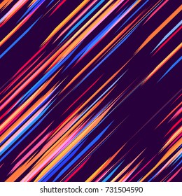 Hi Tech Holiday, Cover, Ad, Fashion Pattern Design. Lines, Polygons Seamless Background Texture. Fabric Ornament. Speed Lines, Stripes Seamless Pattern