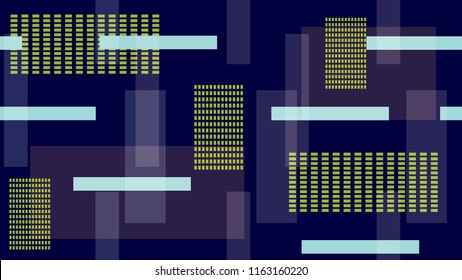 Hi Tech Modern Neon Background, Street Lights Night City Lines and Stripes. High Speed Connection, Internet Technology Trendy Pattern. Space, Communication, Racing Car Lights Bright Vector Background