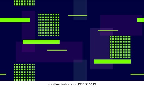 Hi Tech Modern Neon Background, Street Lights Night City Lines and Stripes. High Speed Connection, Internet Technology Hipster Pattern. Cool Geometric Night City Racing Lines Modern Vector Background.