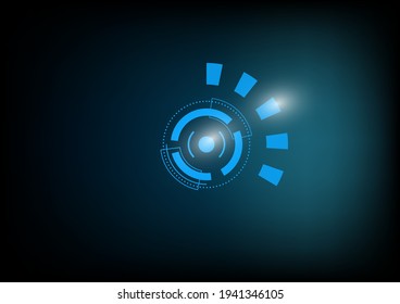 Su movimiento tecnológico con fondo digital abstracto. Antecedentes de la presentación del tema de la tecnología de actualización