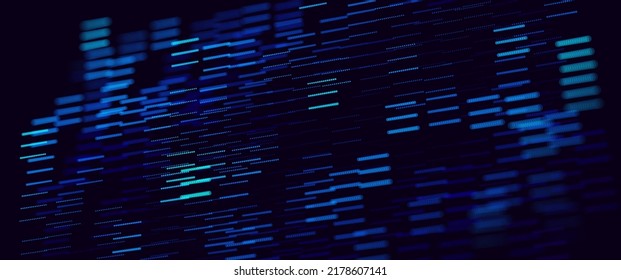 Hi Tech Network Connection Grid. 3D Technology Style Banner Design. Futuristic Design for Technology or Science Event. Digital Data Structure Concept. Ultra Wide Vector Illustration.