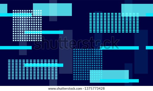 Hi Tech Retro Neon Background, Street Lights\
Night City Lines and Stripes. Internet Technology High Speed\
Connection Trendy Poster. Space Vector Background Geometric Night\
City Motion Texture.