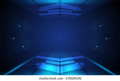 hi tech speed connection futuristic concept background