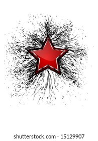 hi tech star button