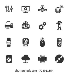 hi tech vector icons for your creative ideas