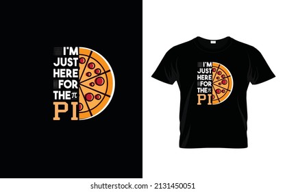 Hi, this is pie tshirt design, this is unique and minimal tshirt Design