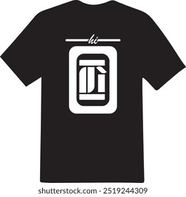 hi T-shirt Design, typography design, T-shirt Design
