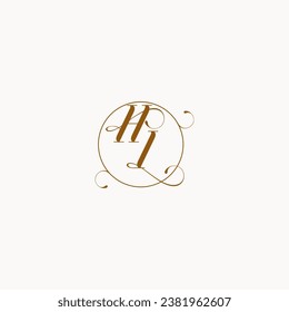 HI uniquely wedding logo symbol of your marriage and you can use it on your wedding stationary