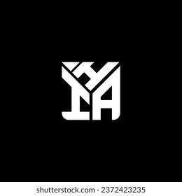 HIA letter logo vector design, HIA simple and modern logo. HIA luxurious alphabet design  