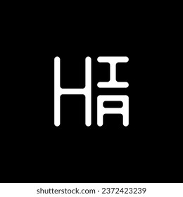 HIA letter logo vector design, HIA simple and modern logo. HIA luxurious alphabet design  