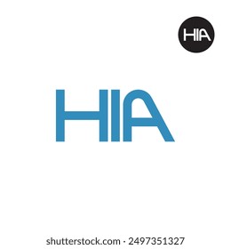 HIA Logo Letter Monogram Design