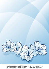 hibiscus background 