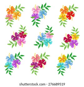 Hibiscus Bundle Hawaiian Flower.