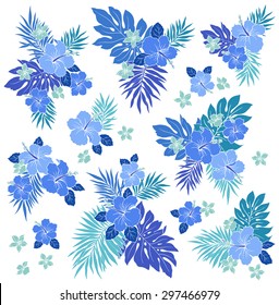 Hibiscus flower illustration