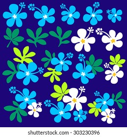 Hibiscus flower illustration