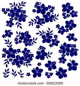 Hibiscus flower illustration