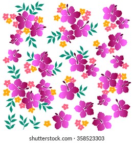 Hibiscus flower illustration