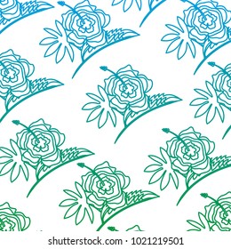 hibiscus flower leaves decoration pattern design