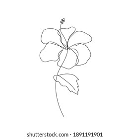 9,430 Hibiscus line art Images, Stock Photos & Vectors | Shutterstock