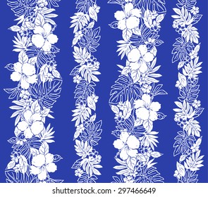 Hibiscus flower pattern