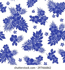 Hibiscus flower pattern