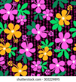 Hibiscus flower pattern