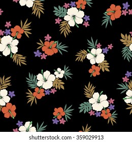 Hibiscus flower pattern