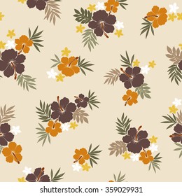 Hibiscus flower pattern