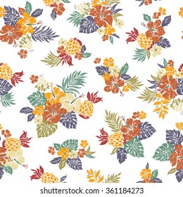 Hibiscus flower pattern