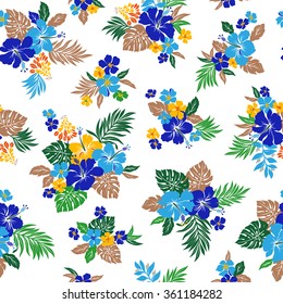 Hibiscus flower pattern